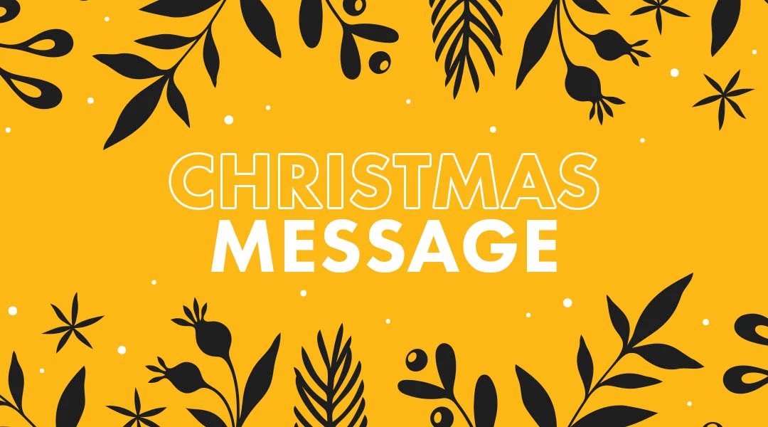 Christmas Message 2020